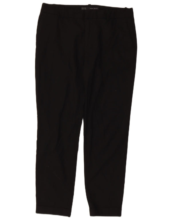 Pantaloni corti affusolati da donna Zara EU 38 piccoli W28 L25 neri