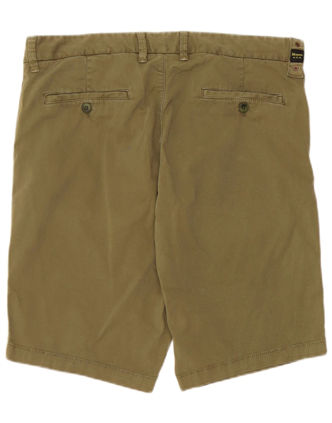 Pantaloncini chino da uomo Blauer W33 cotone kaki medio