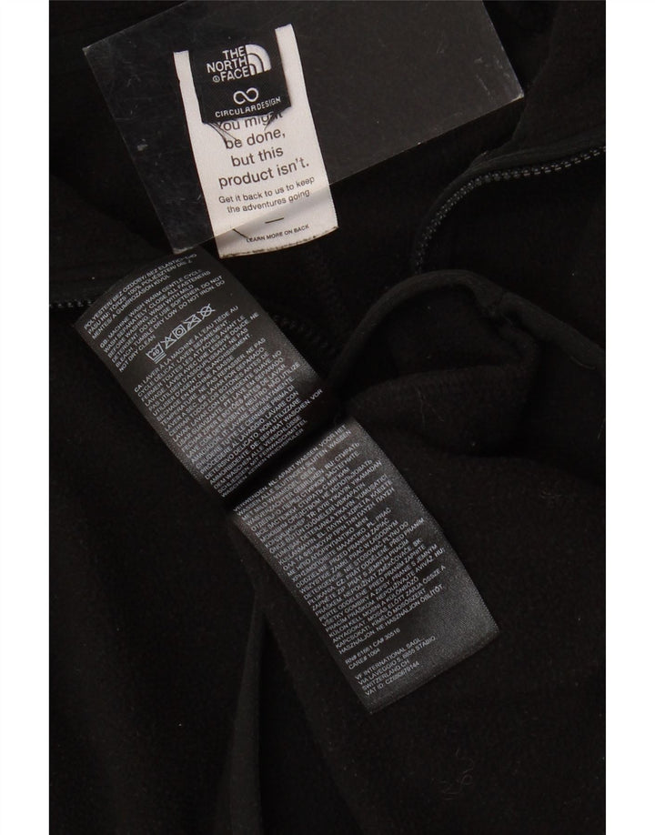 Maglione in pile per ragazze con collo con zip THE NORTH FACE 12-13 anni poliestere nero