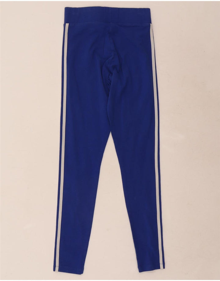 Leggings Adidas da donna UK 8 piccolo cotone blu