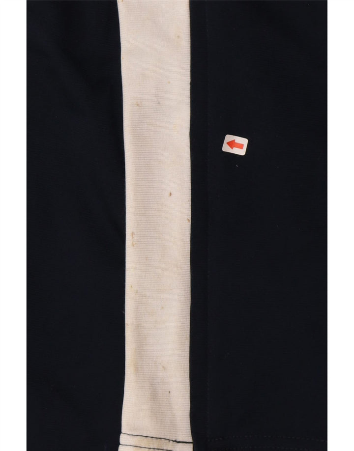 Pantaloni da tuta da uomo Reebok Small in poliestere color block blu navy