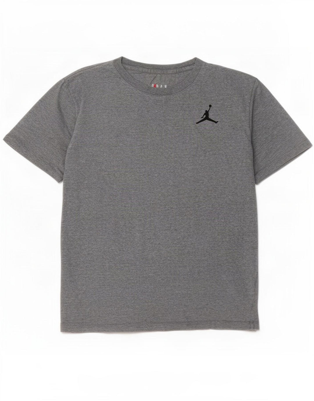 T-shirt Jordan da uomo grande in cotone grigio