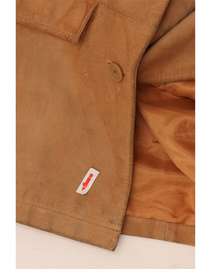 Giacca Donna Scamosciata Conbipel IT 42 Pelle Marrone Medio