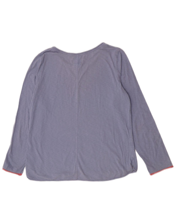 Top da donna a maniche lunghe White Stuff UK 12 Cotone blu medio
