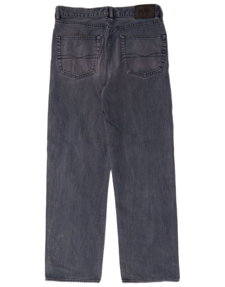 Jeans dritti Arkansas da uomo HUGO BOSS W32 L30 Blu