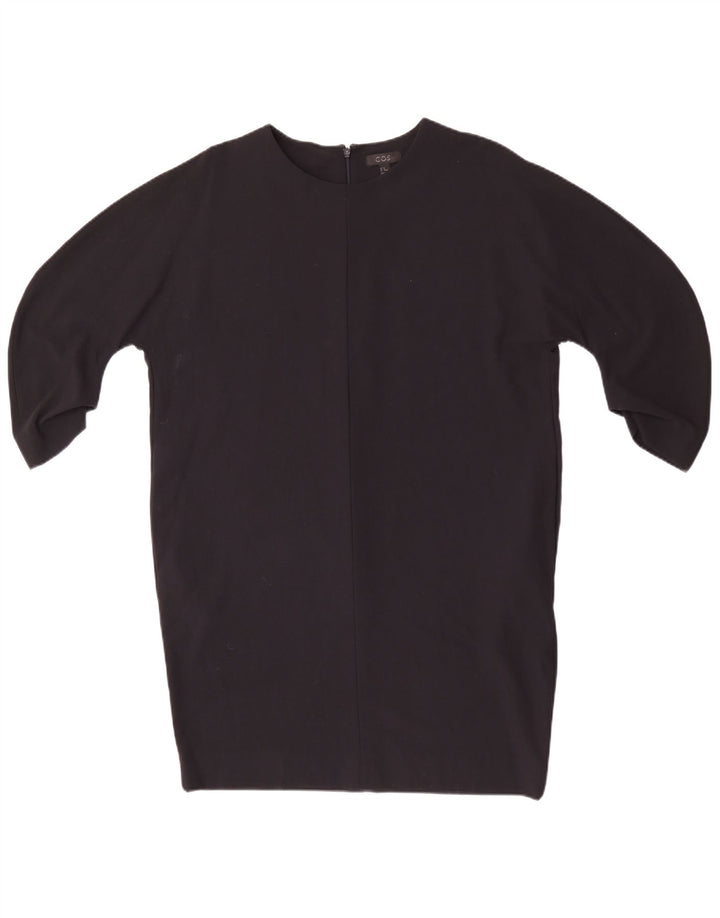 Abito a trapezio oversize da donna con maniche a 3/4 Cos EU 40 viscosa nera media
