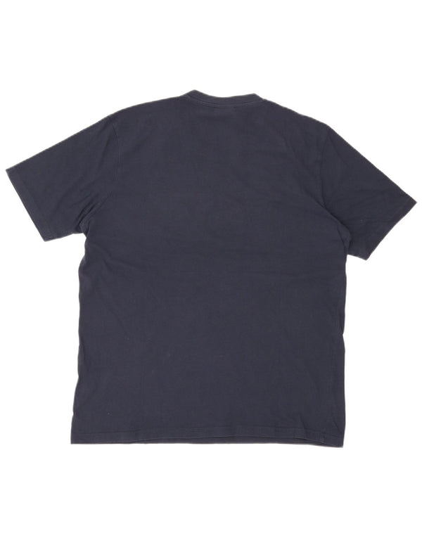 T-shirt grafica da uomo Champion Top grande blu navy