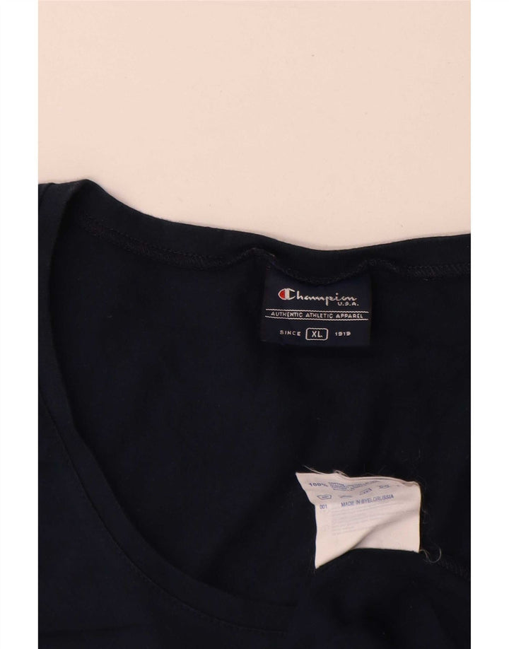 Canotta da uomo Champion XL in cotone blu navy