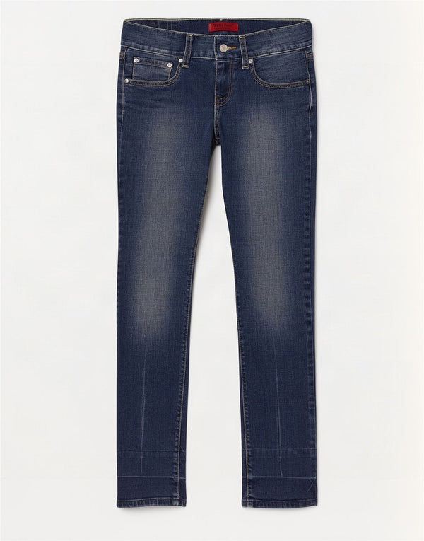 Jeans dritti slim Patty Anne da donna Levi's W28 L31 cotone blu