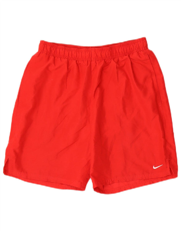 Pantaloncini sportivi Nike da uomo in poliestere rosso medio