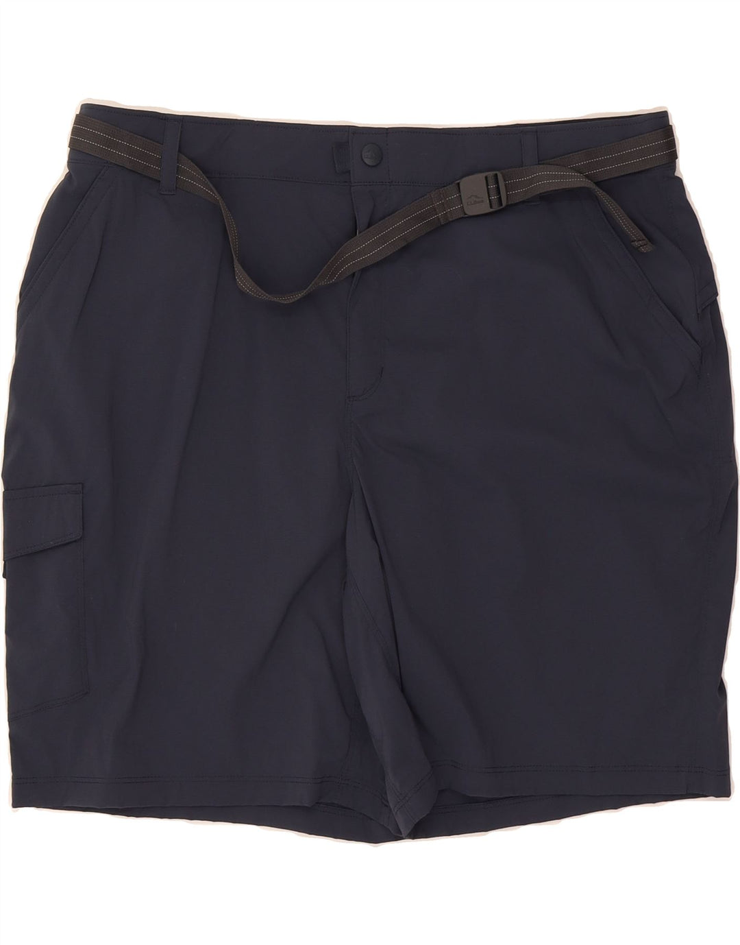 L.L.BEAN Mens Cargo Shorts XL W38  Navy Blue Nylon Vintage L.L.Bean and Second-Hand L.L.Bean from Messina Hembry 