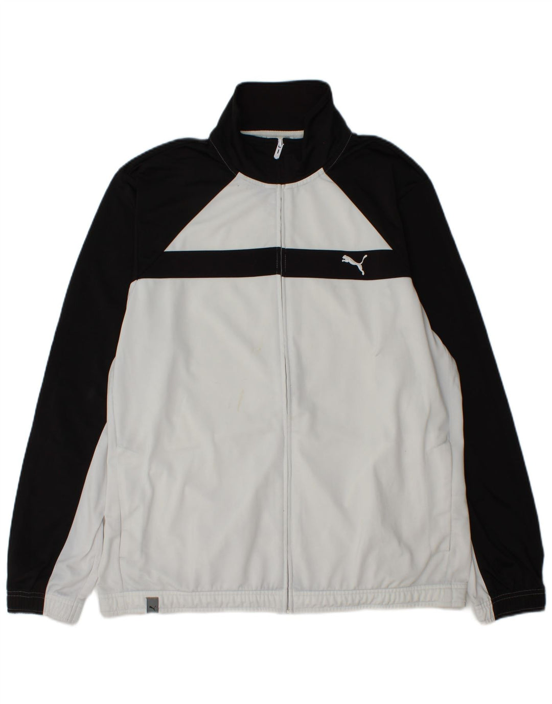Giacca da tuta da uomo Puma XL Poliestere color block bianco