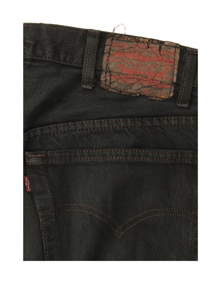 Jeans slim invecchiati Levi's da donna W38 L30 neri