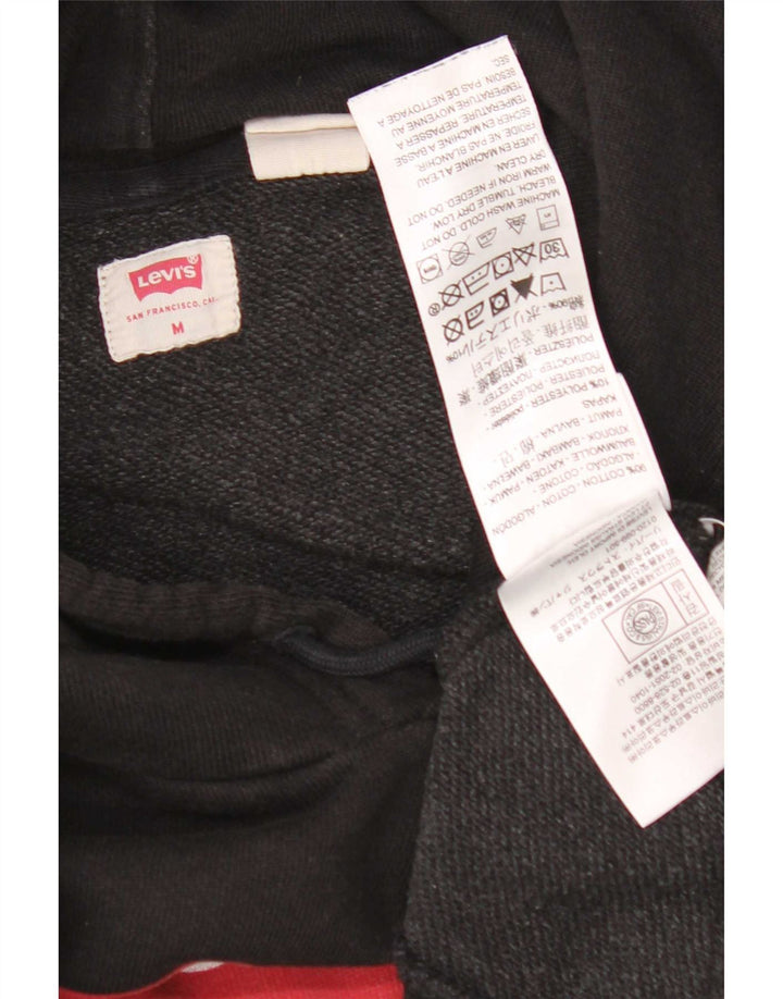 Maglione con cappuccio grafico da uomo Levi's in cotone nero medio