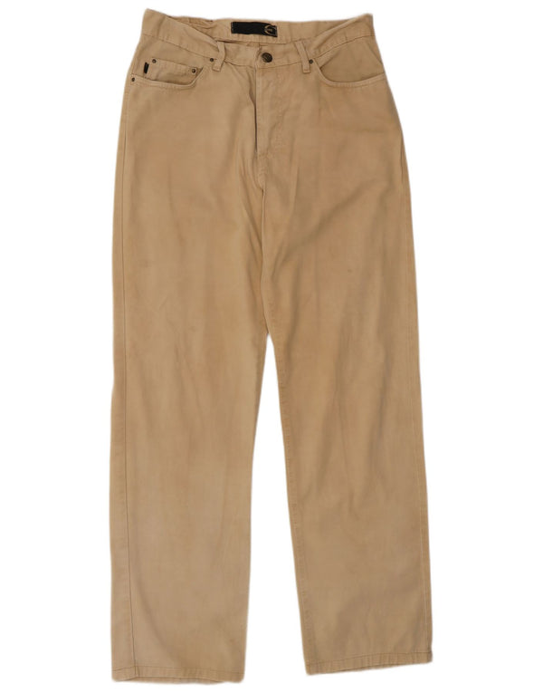 Jeans dritti da uomo Just Cavalli W32 L30 cotone beige