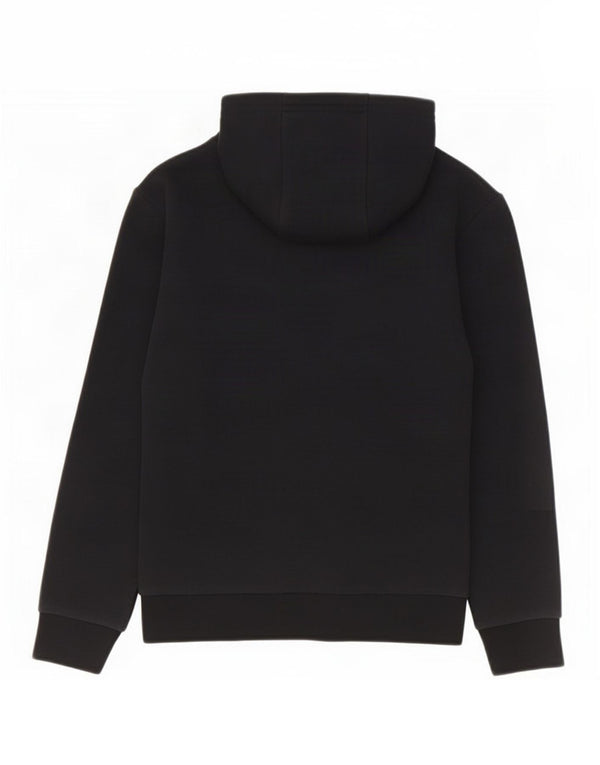 Felpa con cappuccio grafica Adidas da ragazzo 8-9 anni in cotone nero