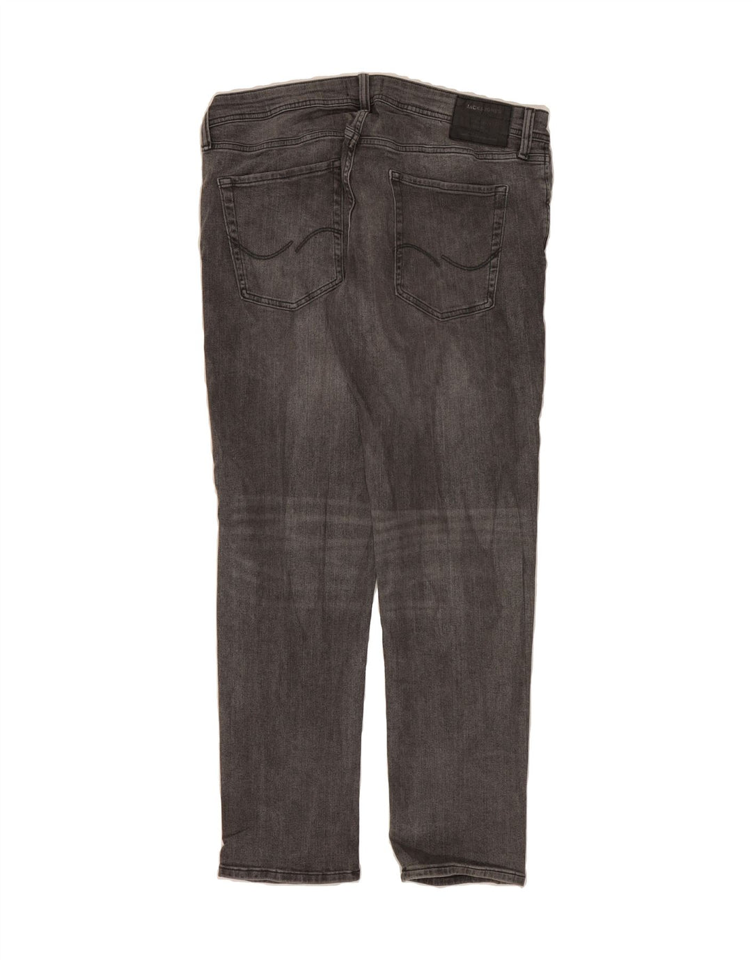 JACK & JONES Mens Straight Jeans W36 L32 Grey Cotton Vintage Jack & Jones and Second-Hand Jack & Jones from Messina Hembry 