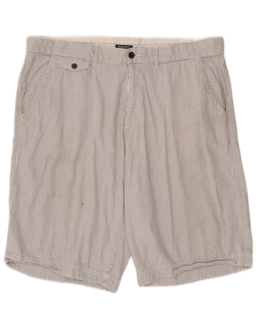 Pantaloncini chino vestibilità regolare da uomo Champion 2XL W42 a quadri bianchi