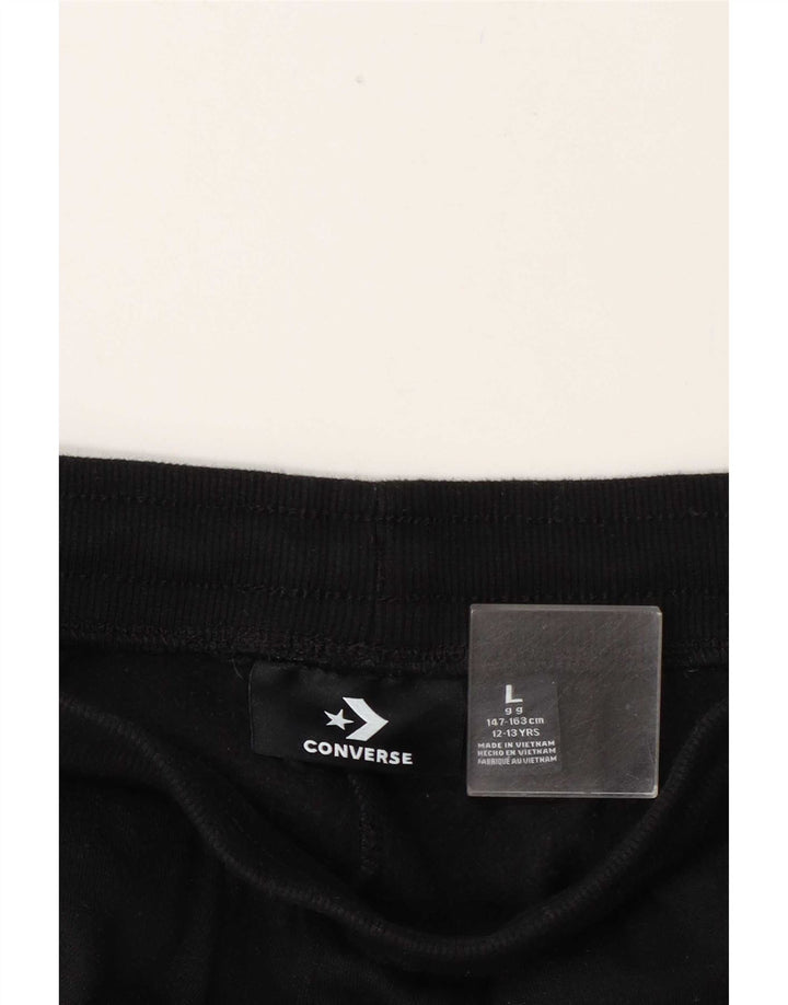 Converse Pantaloni da tuta da ragazzo Joggers 12-13 anni Large Nero