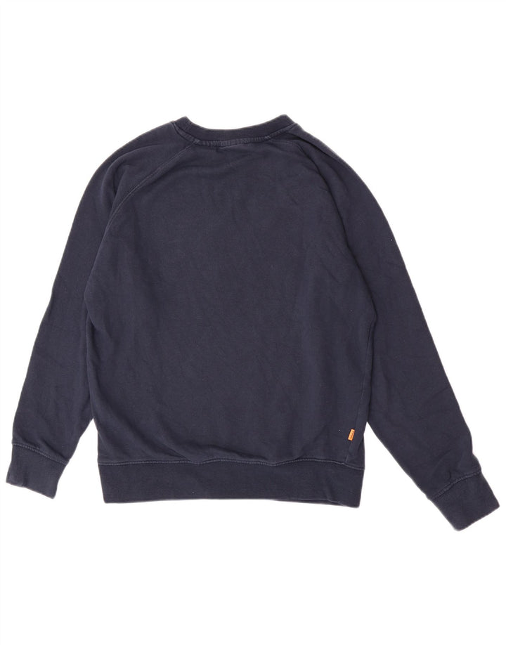 Timberland Felpa da uomo con vestibilità regolare grafica Maglione piccolo blu navy