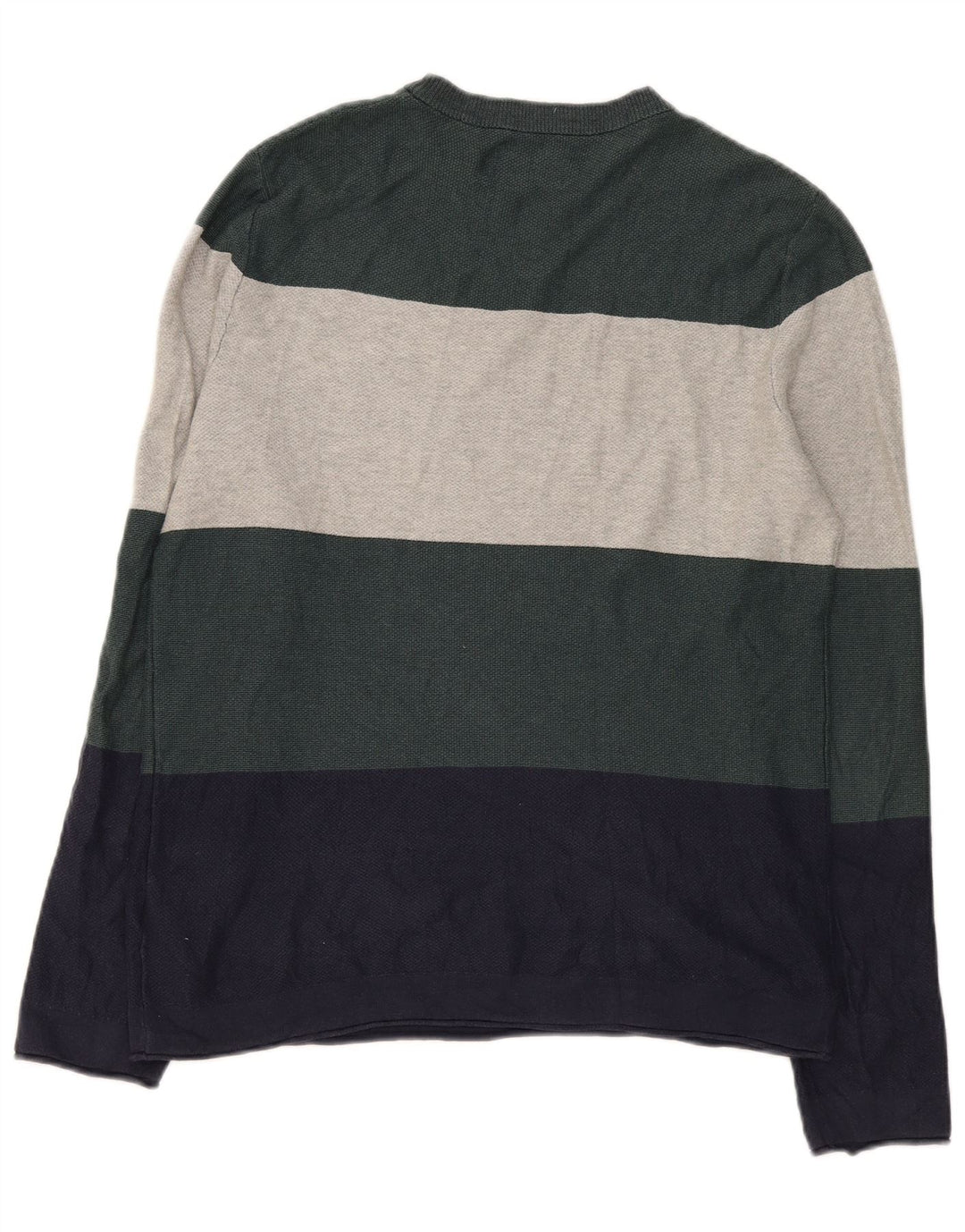 Jack & Jones Top da uomo a maniche lunghe in cotone a righe grandi multicolori