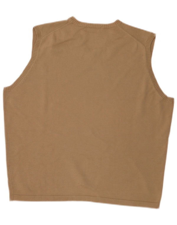 Canottiera Zara da uomo, canotta grande, beige