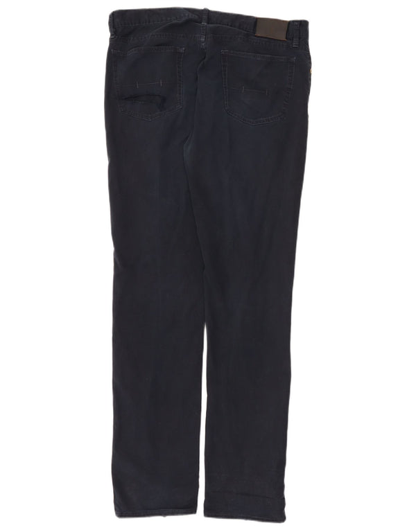 Pantaloni casual slim da uomo Polo Ralph Lauren W32 L32 cotone blu navy