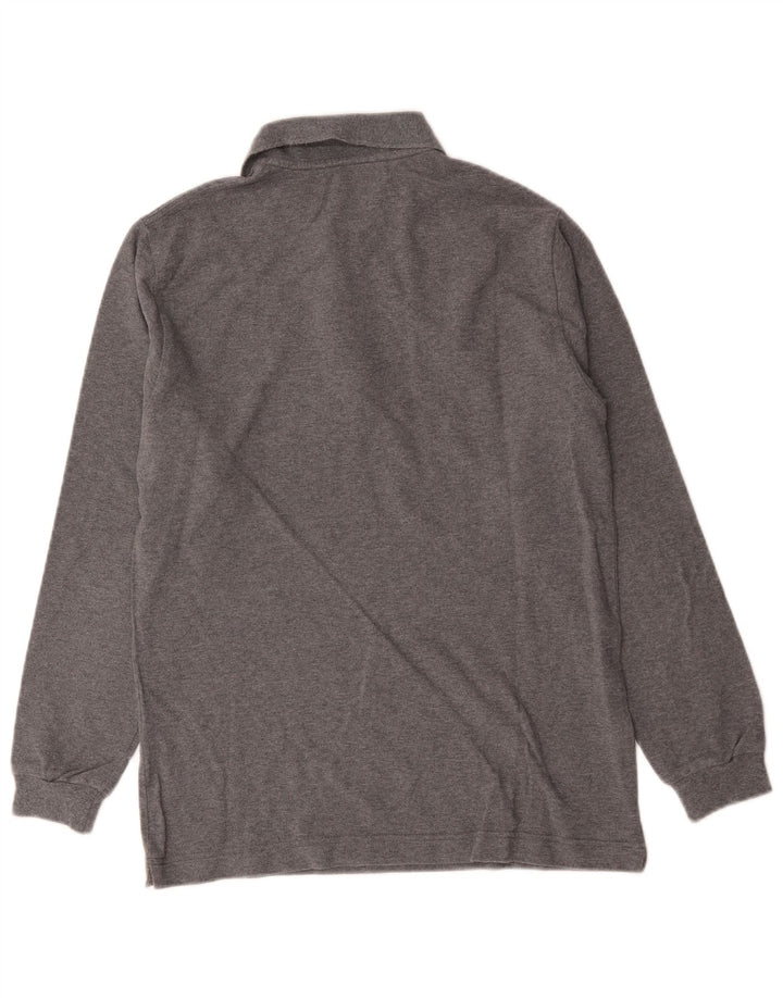 Polo Kappa Uomo Manica Lunga Small Grigio Cotone
