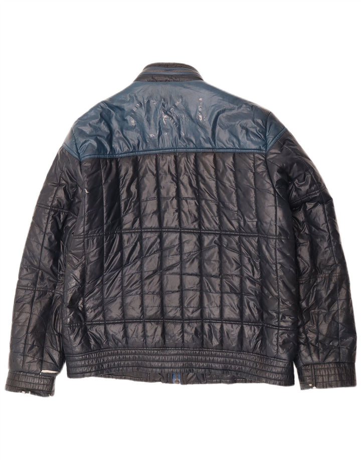 Giacca imbottita da uomo Calvin Klein Jeans UK 44 2XL Blu navy Colorblock