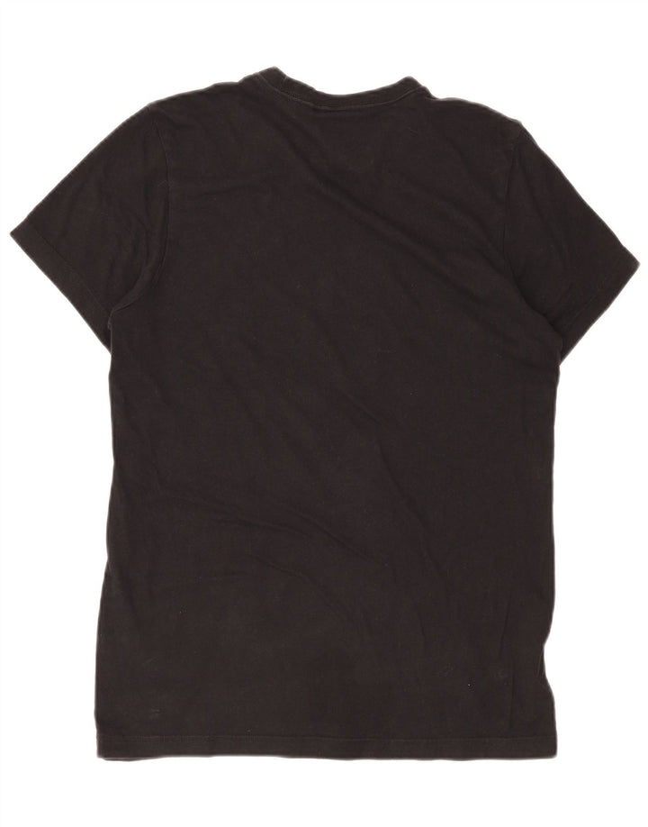 T-shirt grafica da uomo Adidas Top piccola nera