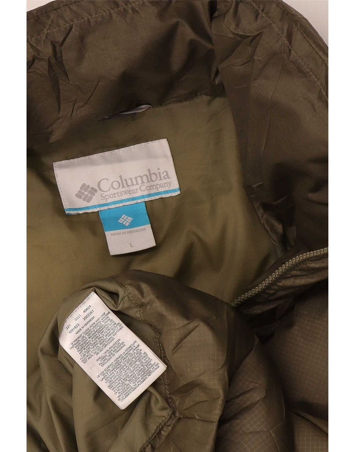 Giacca imbottita da uomo Columbia UK 40 Large Verde Poliestere