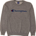 CHAMPION Mens Graphic Sweatshirt Jumper Small Grey Flecked Cotton Vintage Champion and Second-Hand Champion from Messina Hembry 