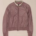 Giubbotto bomber da donna Fay UK 14 Large viola color block in poliammide