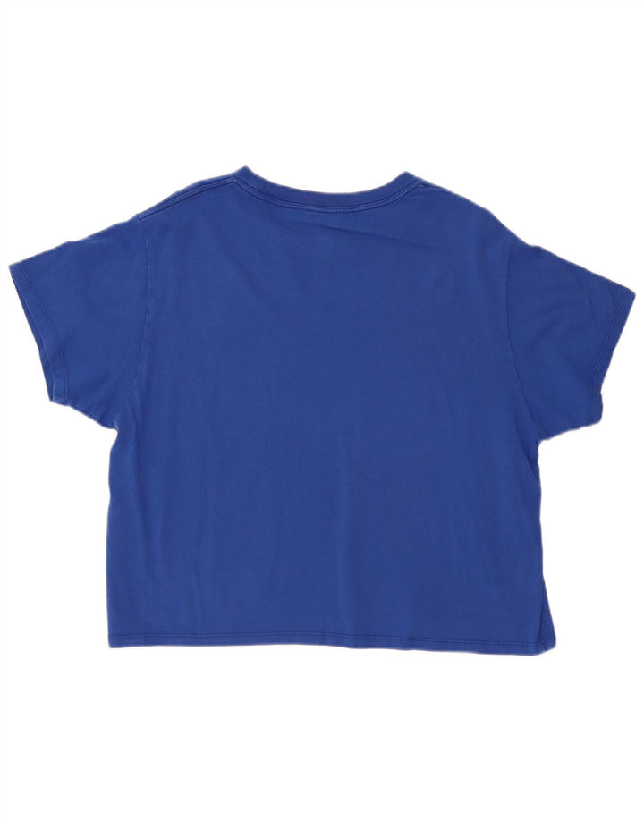 T-shirt grafica da donna Levi's Top UK 14 Colorblock blu medio