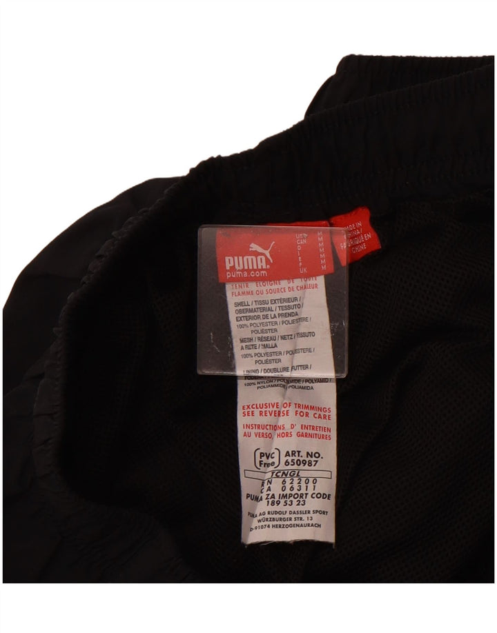 Pantaloni da tuta grafica da uomo Puma Medium Black Poliestere Sport