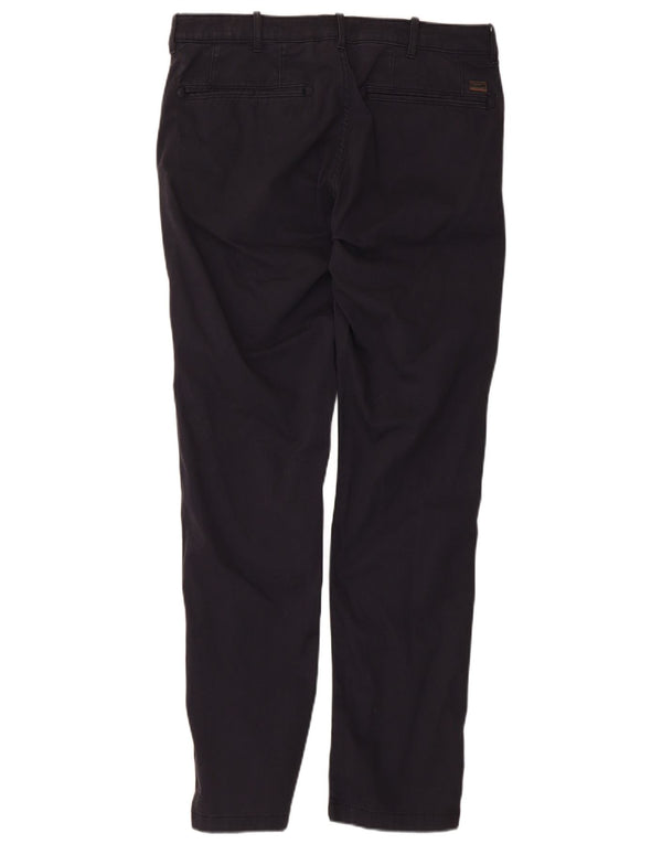 Pantaloni chino slim da uomo Wrangler W32 L32 cotone blu navy
