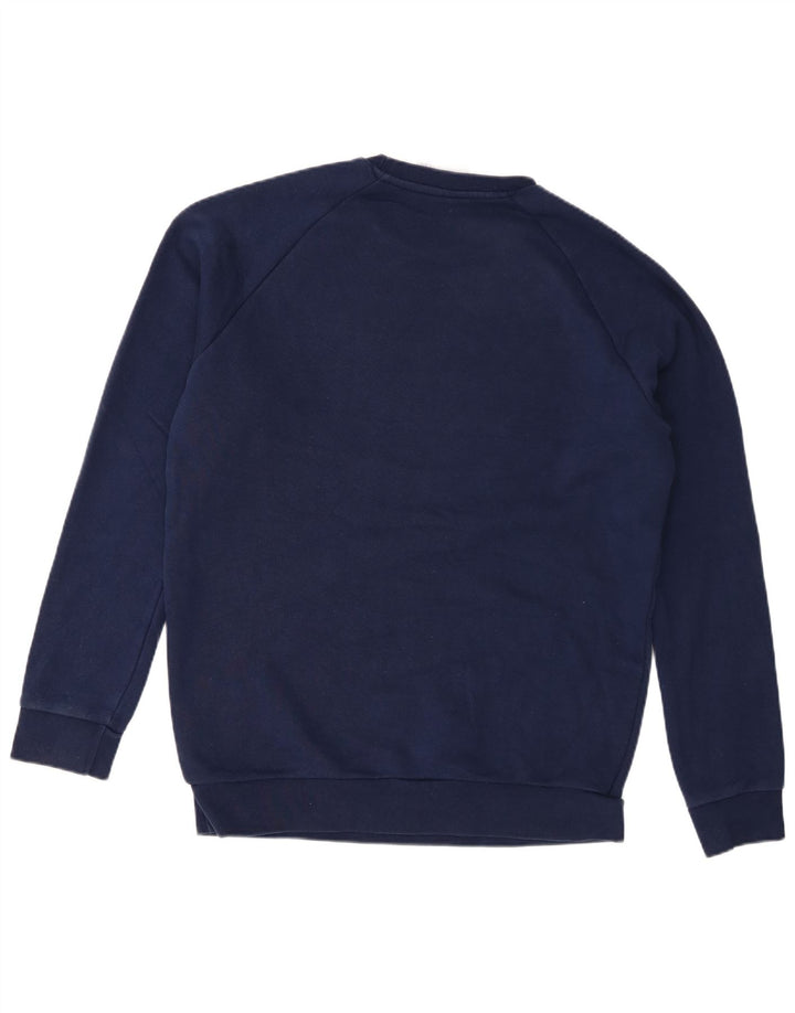 Felpa da uomo Adidas maglione medio blu navy in cotone
