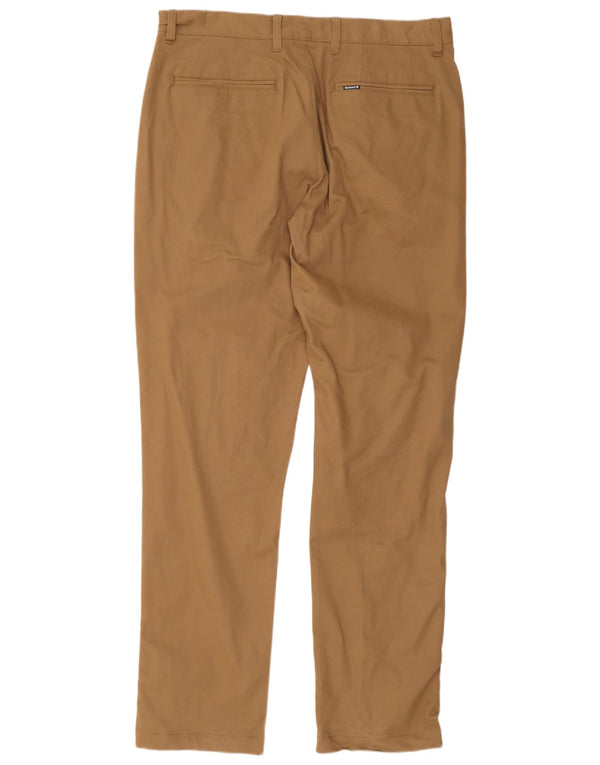Pantaloni chino slim su misura da uomo Barbour W34 L32 in cotone beige