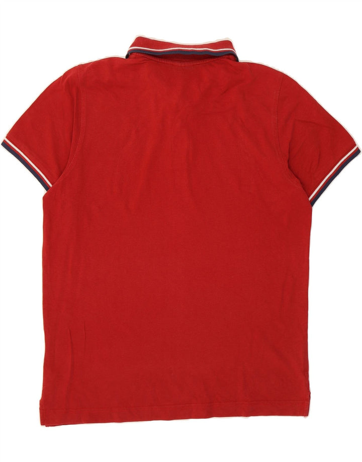 LOTTO Mens Polo Shirt Medium Red Vintage Lotto and Second-Hand Lotto from Messina Hembry 