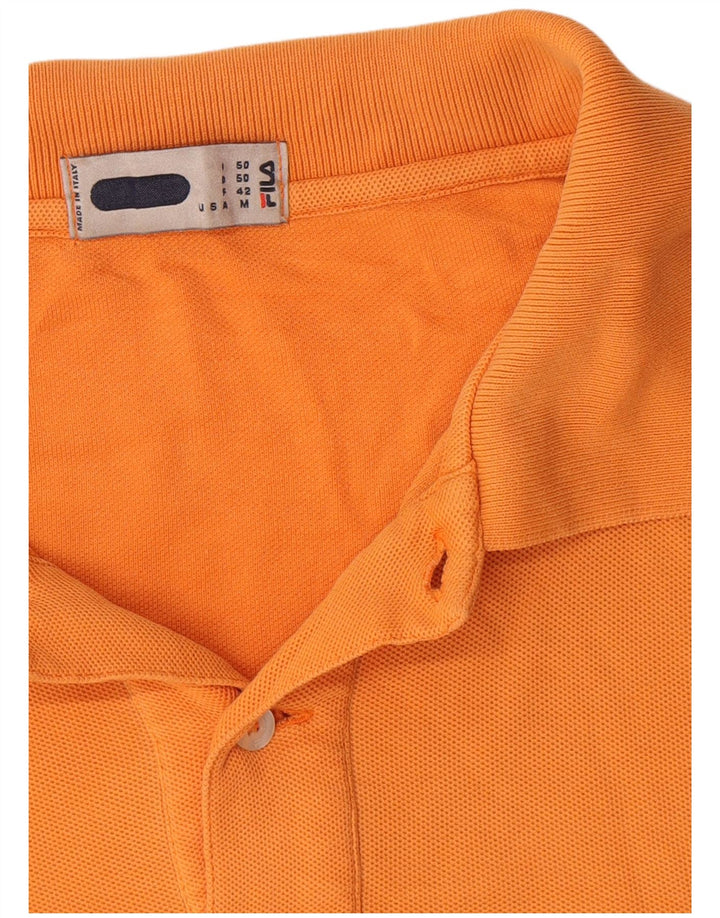 Polo Uomo Fila IT 50 Cotone Arancione Medio