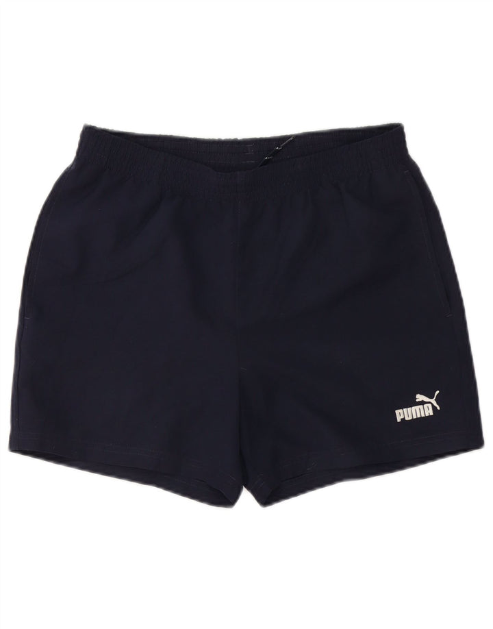 Pantaloncini sportivi PUMA da ragazzo 13-14 anni blu navy