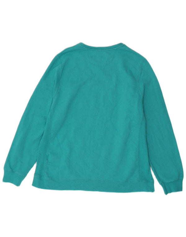 Felpa da donna Champion Jumper UK 20 2XL Cotone turchese