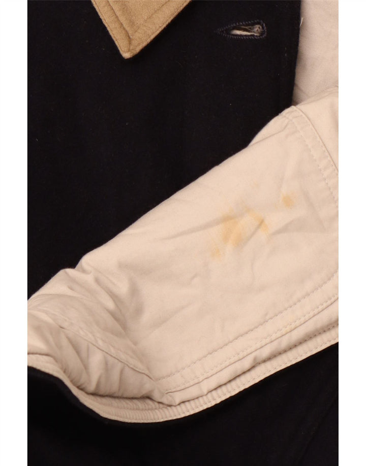 Giacca a vento da uomo IVY OXFORD UK 42 XL Cotone blu navy