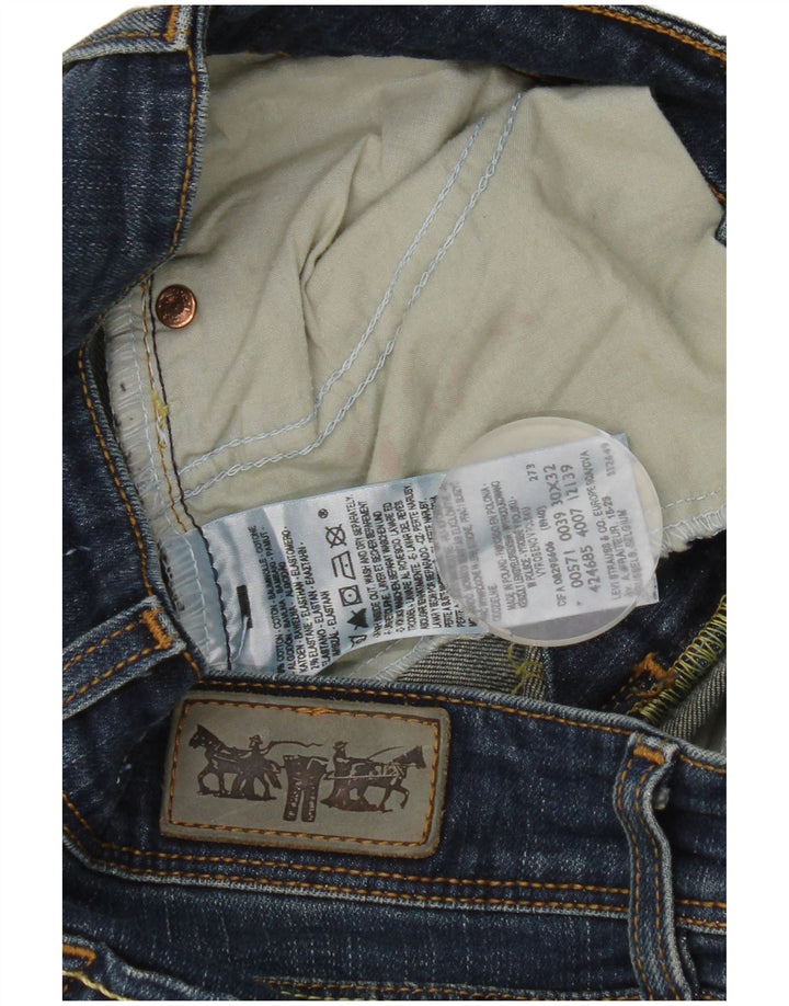 Jeans Levi's 571 Slim da donna W30 L32 in cotone blu