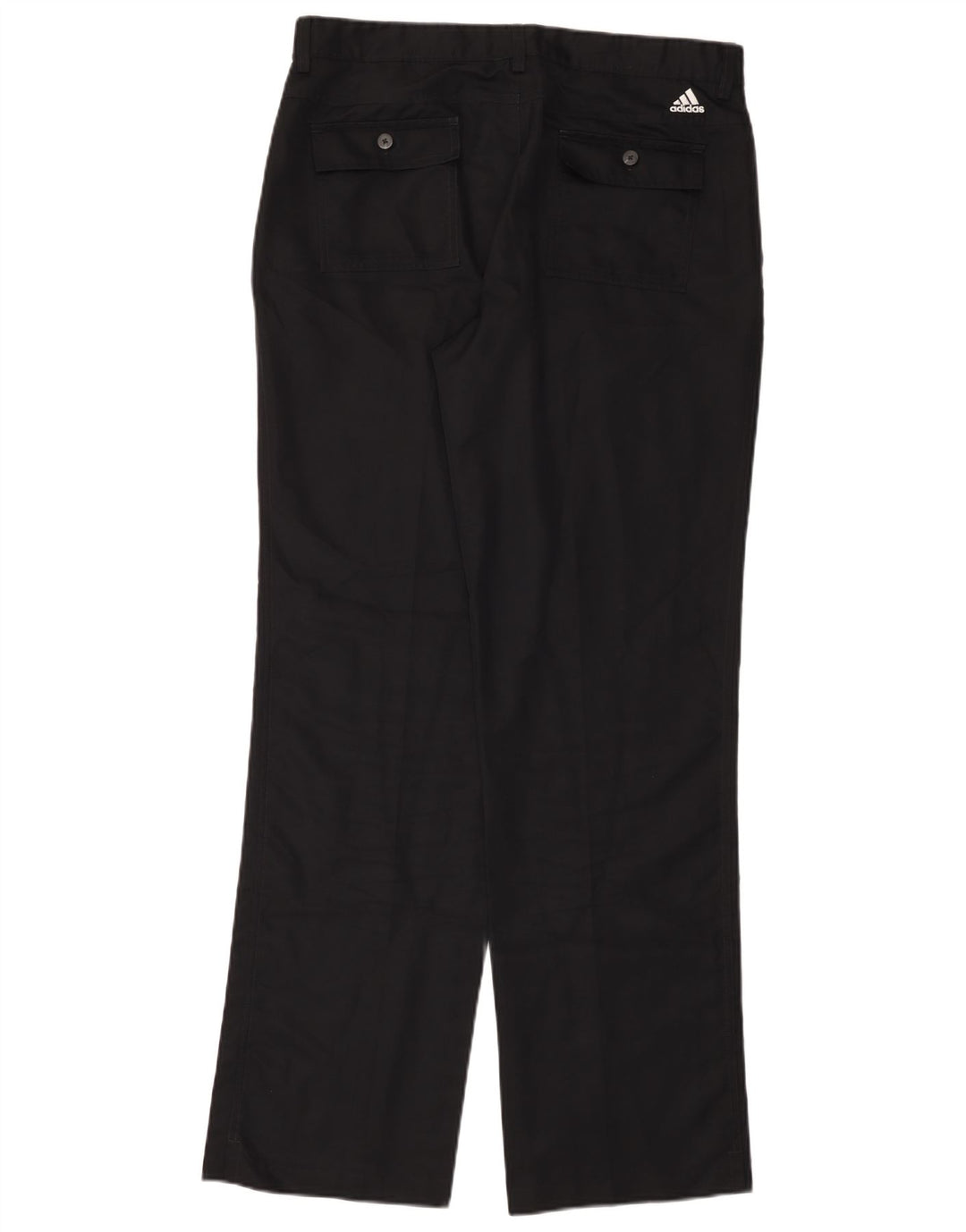 Pantaloni chino dritti ADIDAS da uomo Climalite W34 L34 poliestere nero