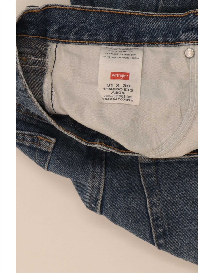 Jeans dritti da uomo Wrangler W31 L27 cotone blu