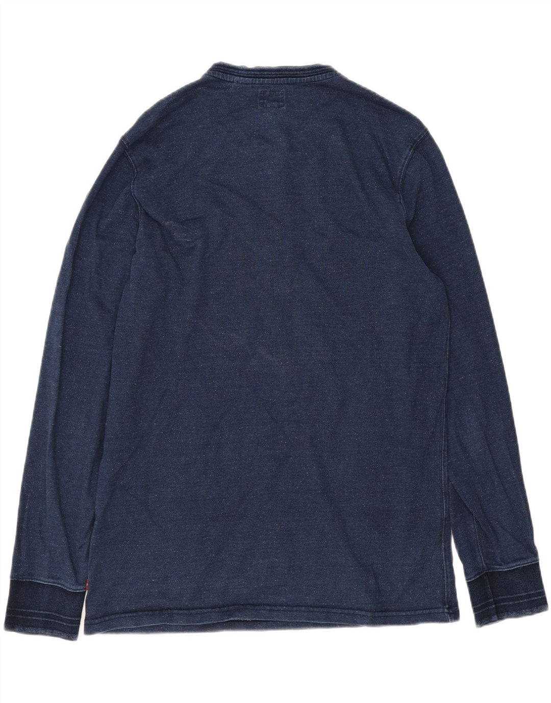 Levi's Top da uomo a maniche lunghe in cotone blu navy grande