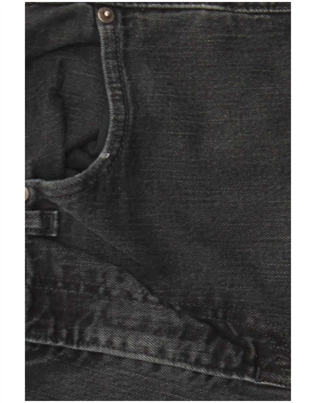 Pantaloncini di jeans da uomo Levi's W29 piccoli in cotone nero