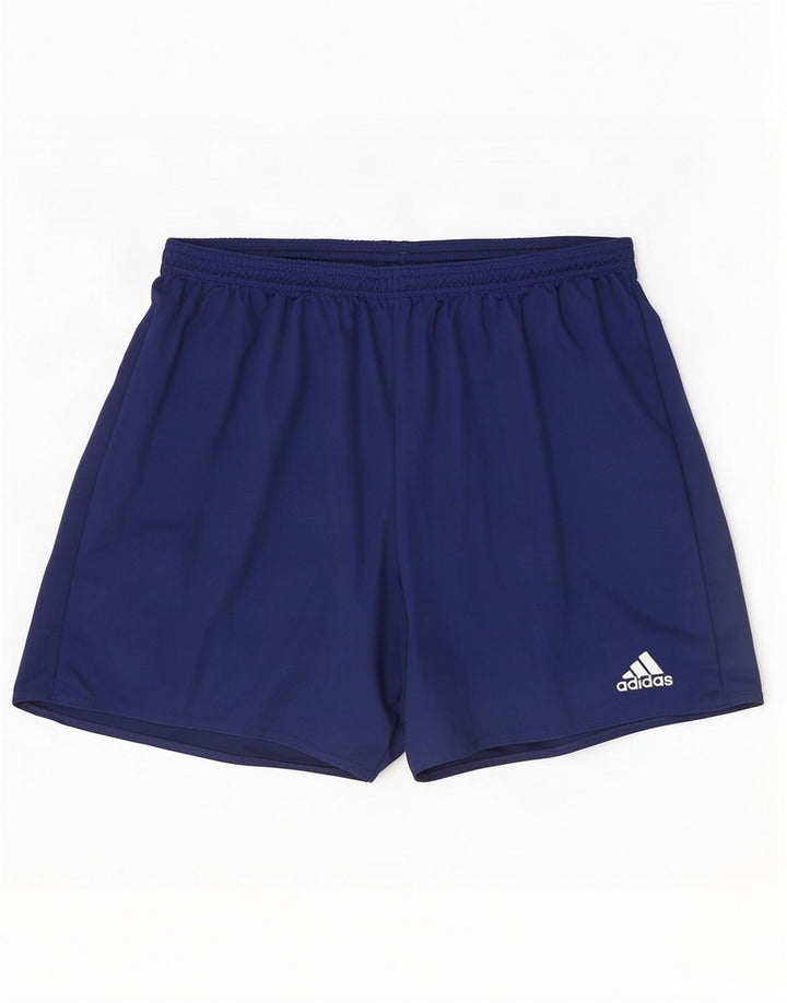 Pantaloncini sportivi Adidas Aeroready da uomo XL in poliestere blu navy