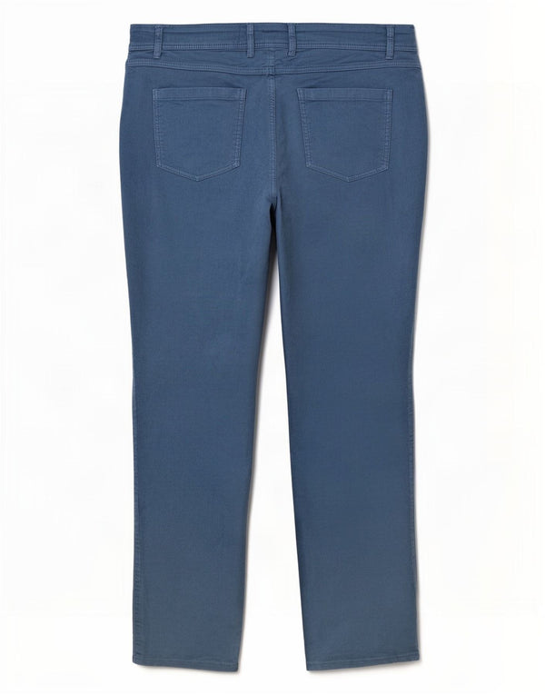 Pantaloni dritti in velluto a coste da donna Marks & Spencer UK 14 Large W34 L28 Blu